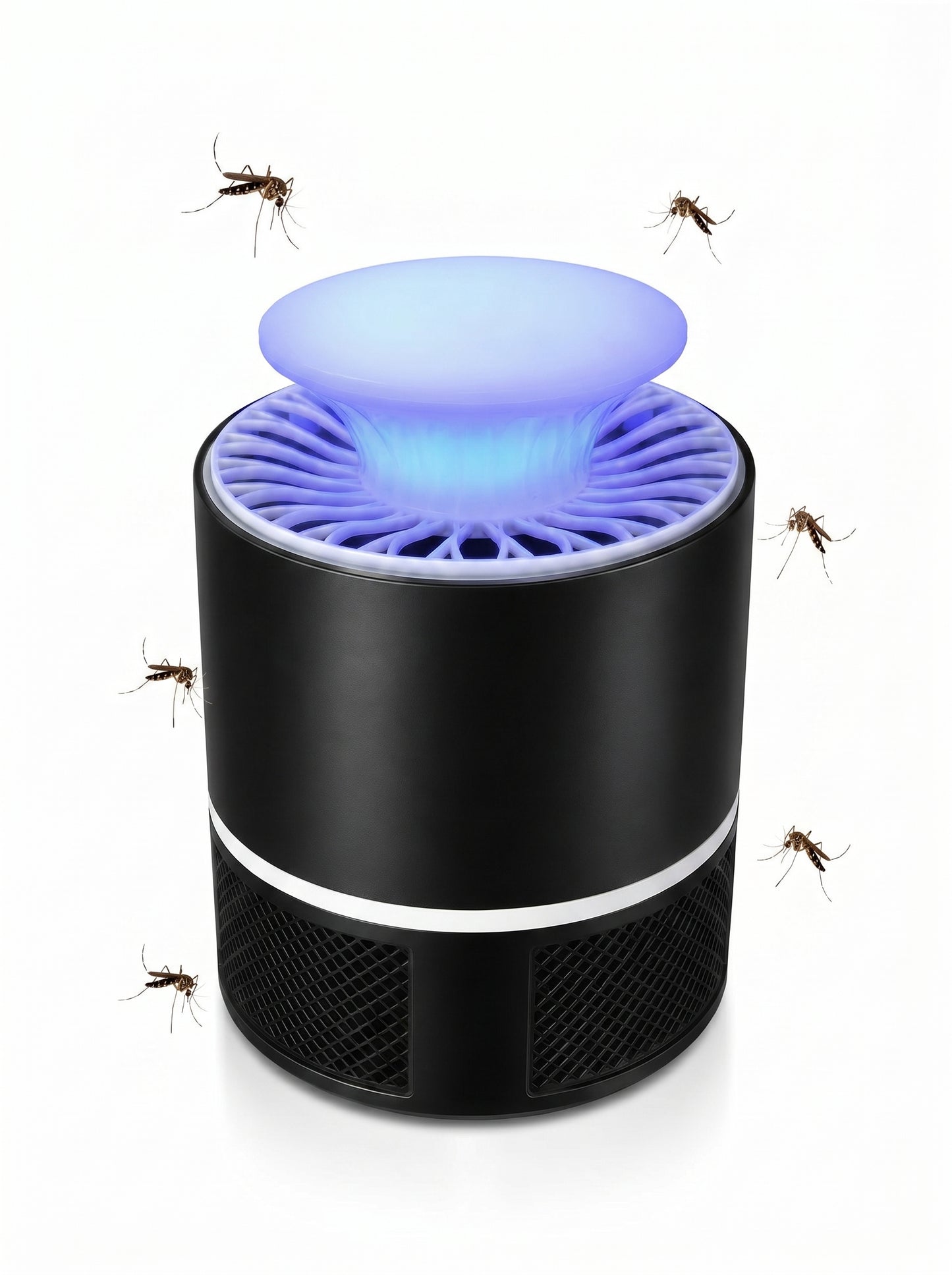 Lámpara antimosquitos por succión