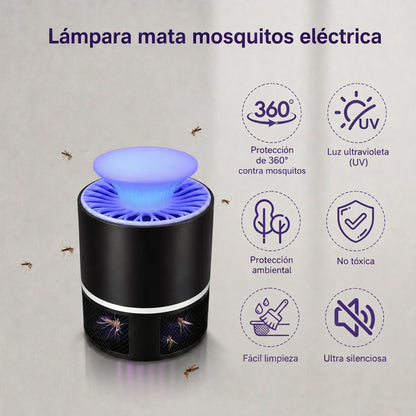 Lámpara antimosquitos por succión